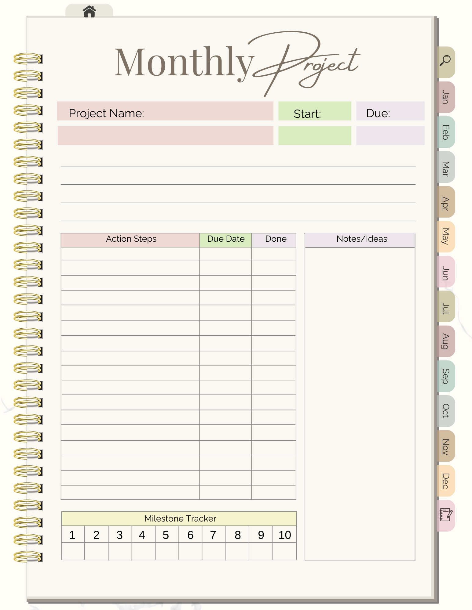 Power and Poise - Daily, Weekly, Monthly Planner - Image 2